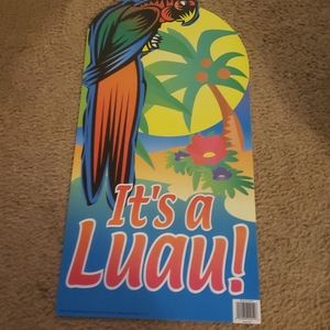It's a Luau! Parrot Poster